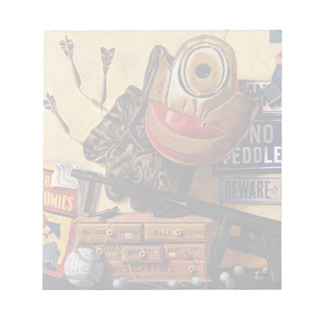 Boys Leksaker är fortfarande livstid Anteckningsblock (Framsida)