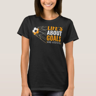Boys "life's about Goals" Boys Oceaner T Shirt