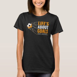 Boys 'Livet's Om mål' Boys-fotboll T Shirt