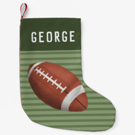 Boys Modern American Football Sports Kids Liten Julstrumpa