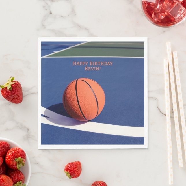 Boys Modern Iports Kids Blue Court Basketball Pappersservett (Insitu)