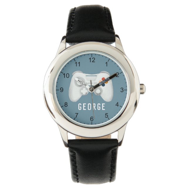 Boys Modern och Coola Video Game Kids Armbandsur (Framsida)