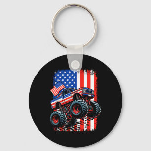 Boys Monster Lastbil USA flagga Monster Lastbil 4: Nyckelring