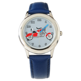 Boys Motorcykel Motif watch Armbandsur