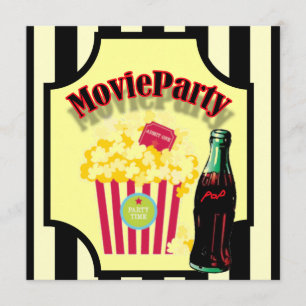 Boys Movie Födelsedagsfest inbjudan