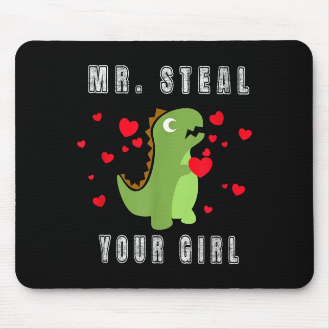 Boys Mr. Steal Your Girl - Cute Valentines Day Din Musmatta (Framsidan)