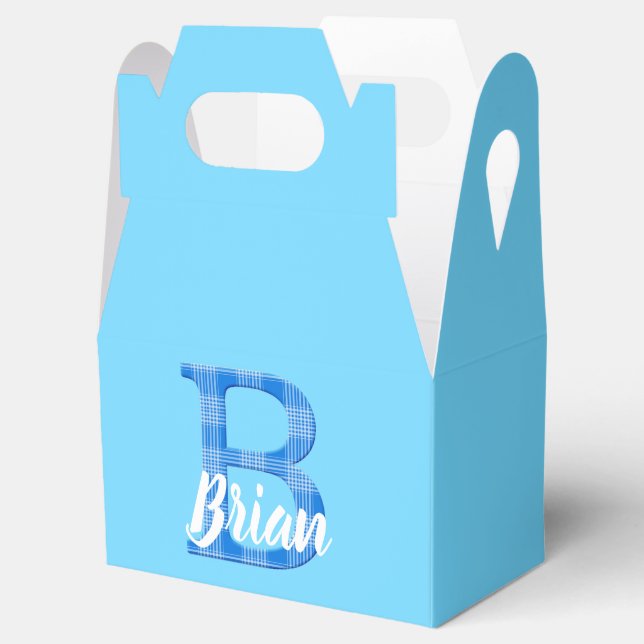 Boys Namn Anpassningsbar Play Brev B Anpassningsba Presentaskar (Öppnad)