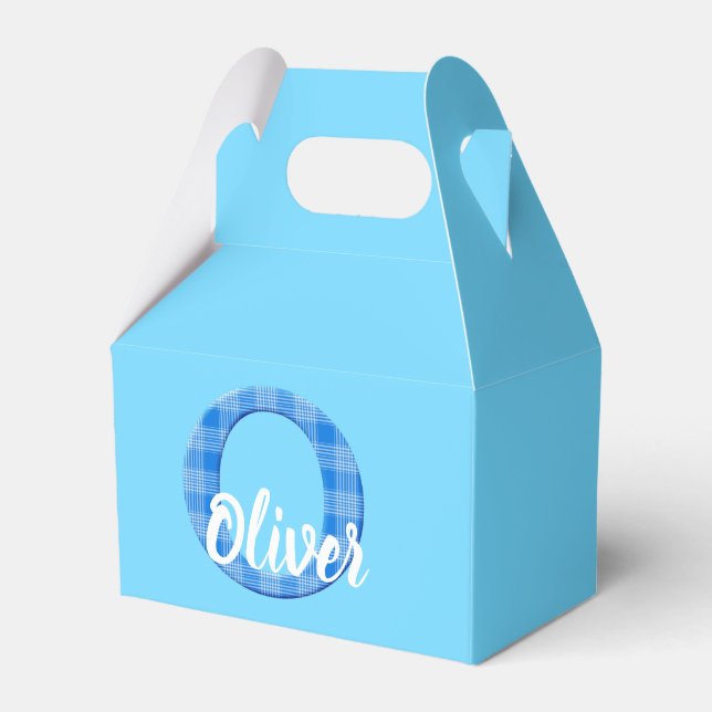 Boys Namn Anpassningsbar Play Brev O Anpassningsba Presentaskar (Framsidan Sidan)