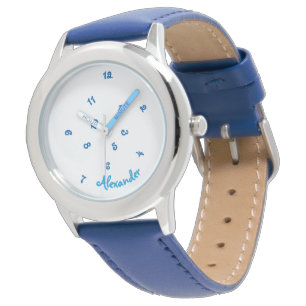 Boys Namn Coola Cute Funny Jumpled Timours Blue Ki Armbandsur