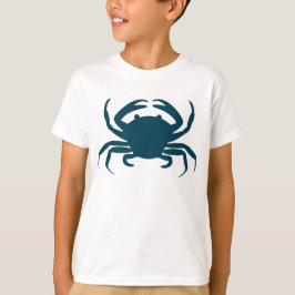 Boys Nautical blue crab strand t-shirt