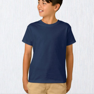 Boys Navy T-Shirt, Kids / Custating T-Shirt