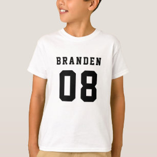 Boys Number TShirt T Shirt
