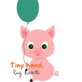 Boys och flickor Tonåring T-shirt för gris-grafik 