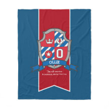 Boys Ollie brev O namn betyder blåfilt