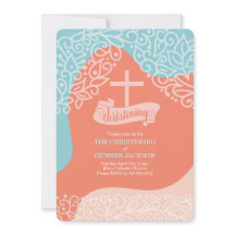 Boys Orange och Blue med Kor Christening