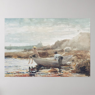 Boys på Beach Poster