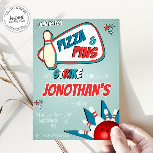 Boys på födelsedagsinbjudan, inbjudningar