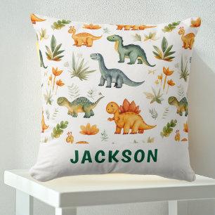 Boys Personlig Cute Dinosaur Mönster Kudde