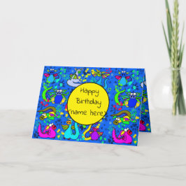 Boys Personlig Dragon Birthday Card Kort