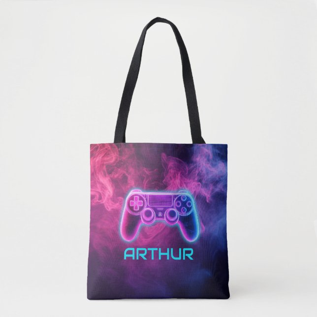 Boys Personlig Gamer Controller Tygkasse (Framsida)