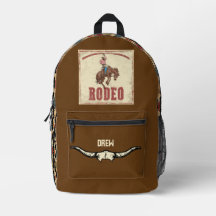 Boys Personlig Rodeo-ryggsäck med Aztec Design