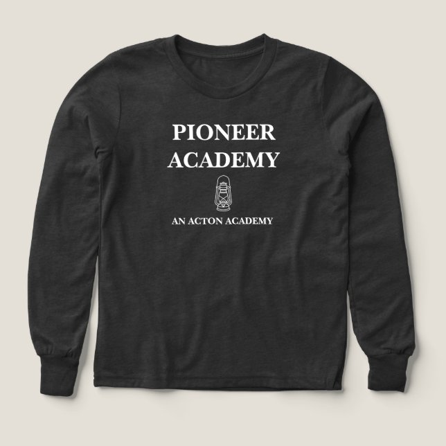 Boys' Pioneer Academy Long-Sleeve Tri-Blend Shirt T (Design framsida)