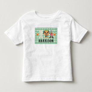 Boys Play Bus eller godis Halloween Småbarn T-shi T Shirt