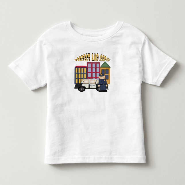 Boys Policemen Tee Shirt (Framsida)