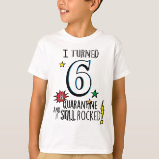 Boys Quarantine Birthday Shirt Kids Quarantine T Shirt