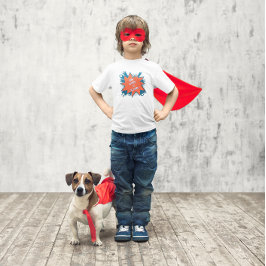 Boys Red, White & BOOM!" 4 juli Tecknad Bok! T Shirt