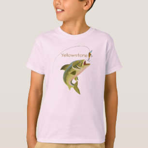 Boys Shirt Yellowstone Fishing T