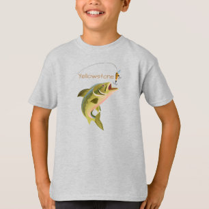 Boys Shirt Yellowstone Fishing T