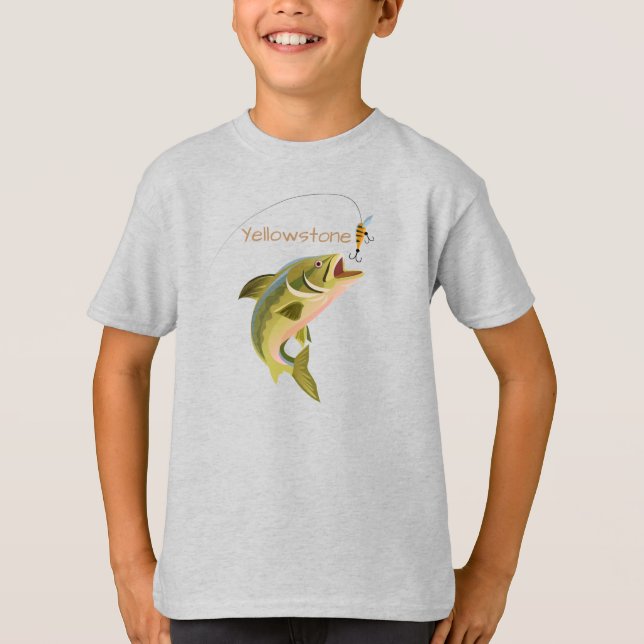 Boys Shirt Yellowstone Fishing T (Framsida)