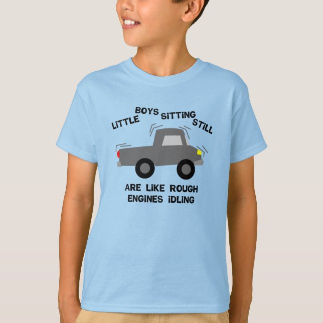 Boys Sitta still T Shirt (Framsida)