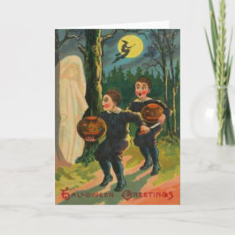 Boys Skrämt av Ghost Kort