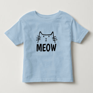 BOYS SMÅBARN CAT LOVER MEOW T-Shirts