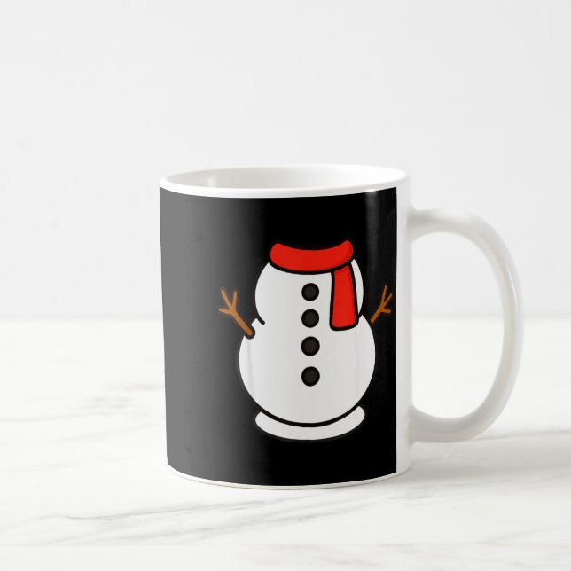 Boys Snowman Shirt Kids Snowman Costume Christmas  Kaffemugg (Höger)