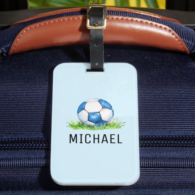 Boys Soccer Ball Sports Bag Bagagebricka (Framsida Insitu 2)