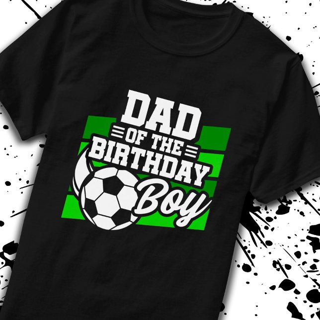 Boys Soccer Birthday Pappa - Boys Soccer Birthday T Shirt (Skapare uppladdad)