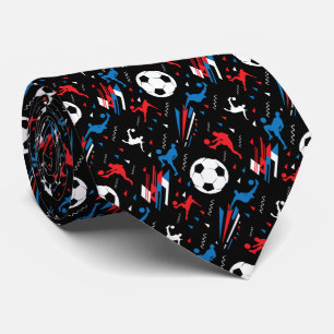 Boys Soccer Player - Rött vitt blått Freestyle Slips
