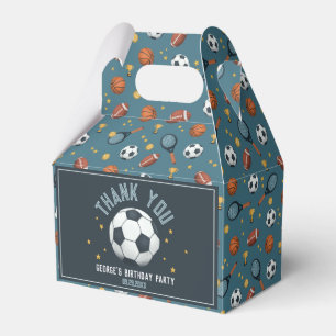 Boys Soccer Sport Barns födelsedag Presentaskar