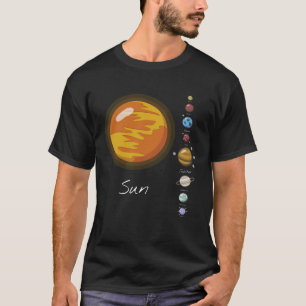 Boys Solar System Planet Rymden Astronauts T Shirt