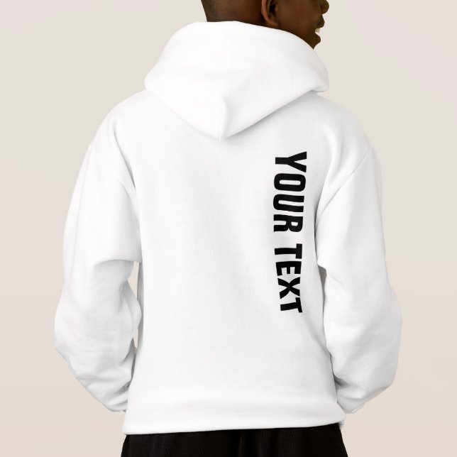 Boys Sport Apparat Modern Template Back Print T Shirt (Baksida)