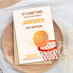Boys Sports Party Card Inbjudningar