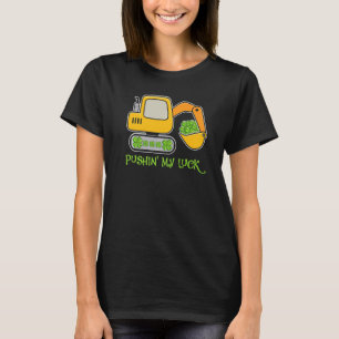 Boys St patricks day Crane Lastbil Construction To T Shirt