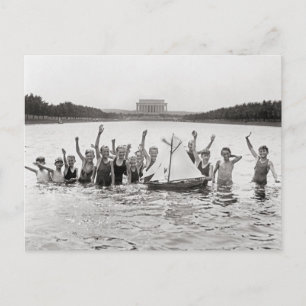 Boys Swimming, 1926 Vykort