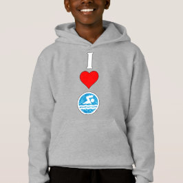 Boys Swimming & Diving Swimmer I Kärlek/Heart Simm T Shirt
