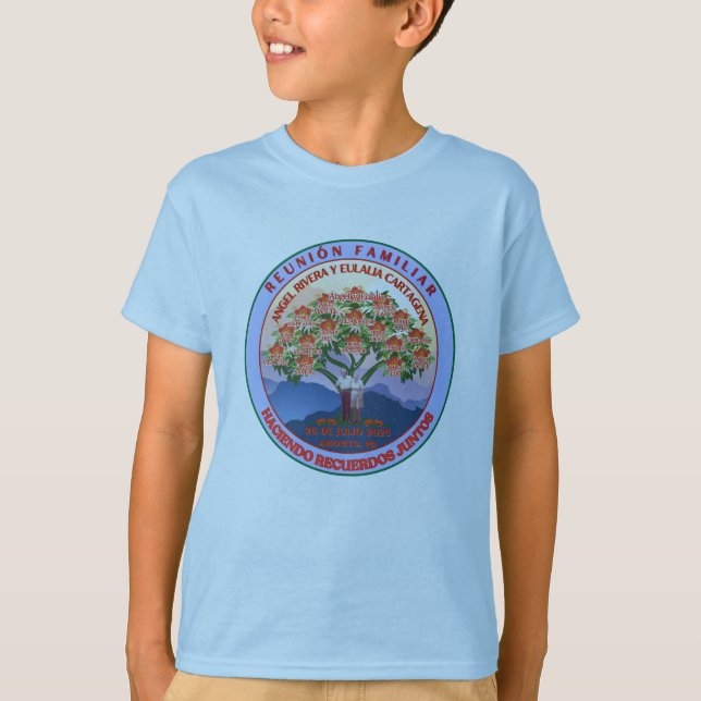 Boys T-shirt 2025 Reunión Familiar (Framsida)