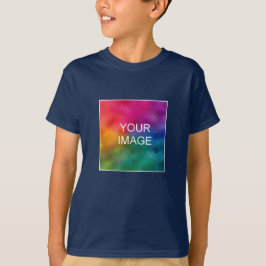 Boys T-Shirts Add Image Foto Navy Blue Template