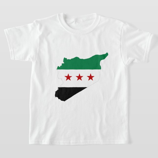Boys' T-Shirts - syria karta - Syrian Independen f (Laydown)